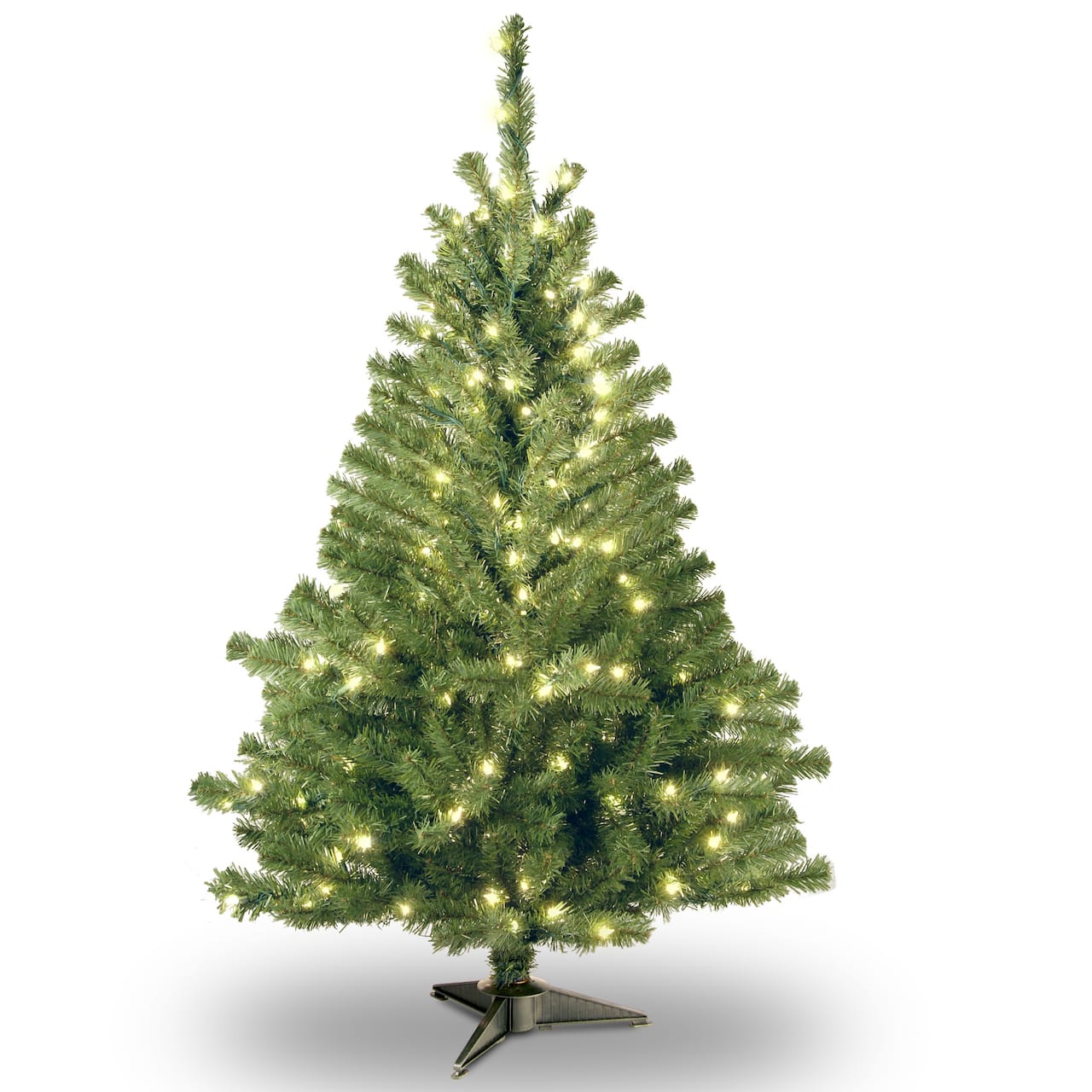 4 ft. Pre-Lit Kincaid Spruce Artificial Christmas Tree, Clear Lights